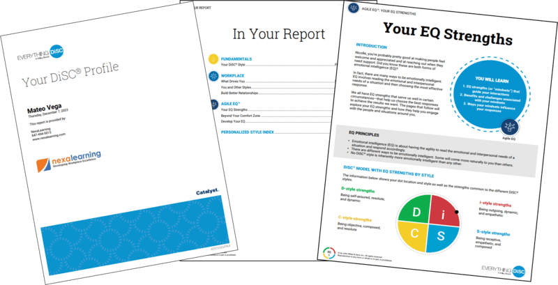 Everything DiSC® On Catalyst™ Agile EQ™ Profile